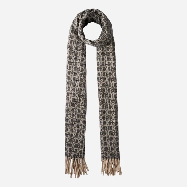 Палантин жіночий Liu Jo 2F5018T0300-22222 One Size Чорний/Коричневий (800070345627) - зображення 1