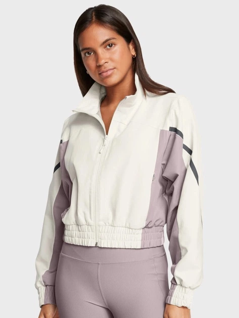 Спортивна вітровка жіноча Under Armour 77-1386479-0110 L Біла (800070331134) - зображення 1