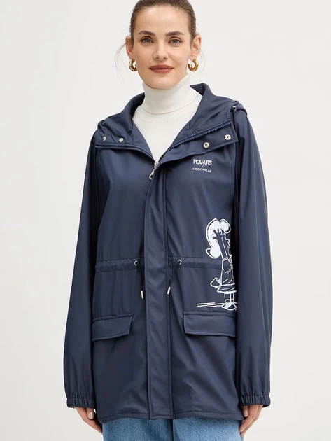 Плащ жіночий Coccinelle E7T1E720101-B29 One Size Синій (800070346086) - зображення 1