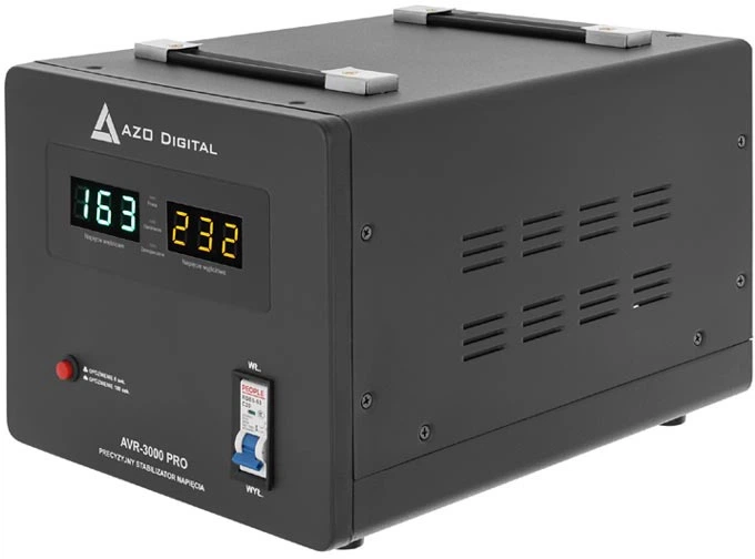 Stabilizator napięcia AZO Digital AVR-3000 PRO 3000VA / 1800W (AZO00D1325) - obraz 2