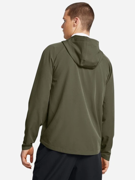 Спортивна вітровка чоловіча Under Armour 77-1389354-0390 S Зелена (800070331164) - зображення 2