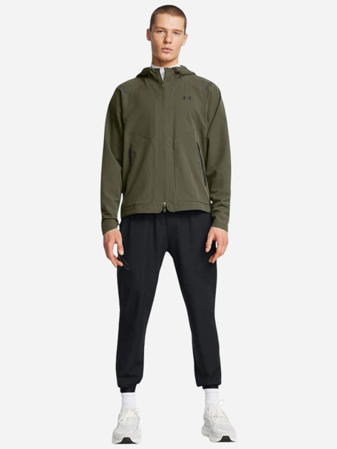 Спортивна вітровка чоловіча Under Armour 77-1389354-0390 S Зелена (800070331164) - зображення 3