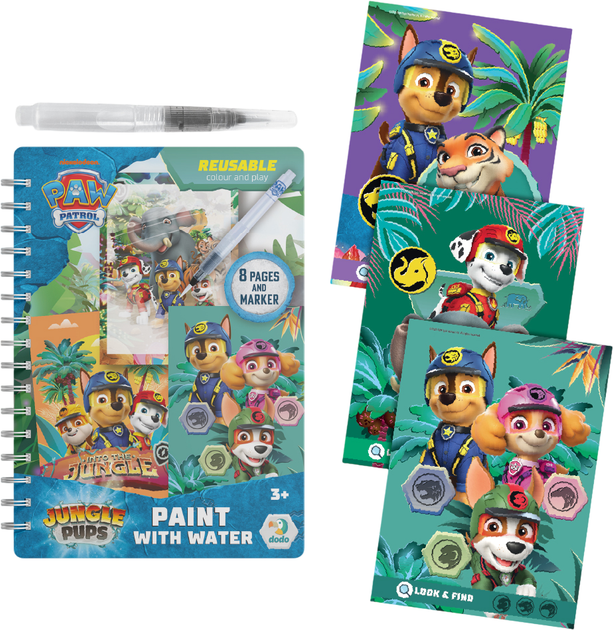 Водные раскраски DoDo Paw Patrol. Джунгли (4823115911599) - изображение 2