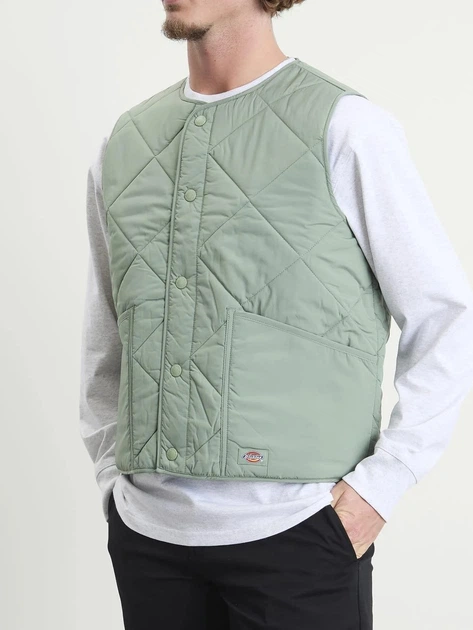 Bezrękawnik męski puchowy Dickies DK0A87O8L191 L Zielony - obraz 4