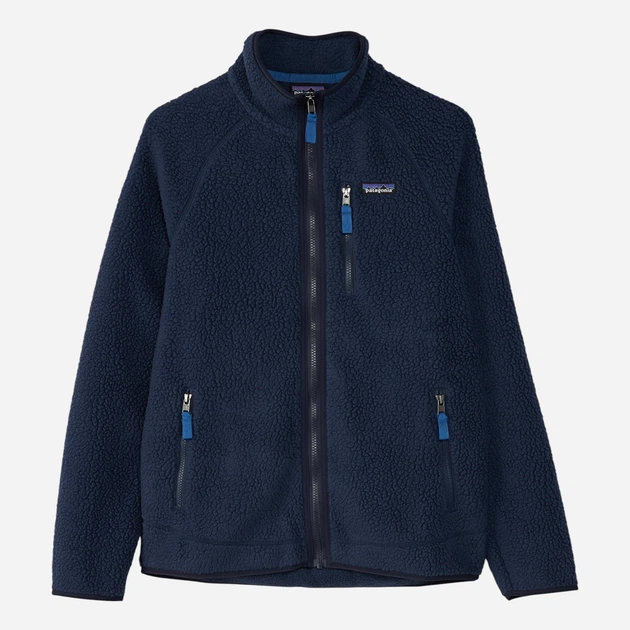 Толстовка Шерпа на флісі на блискавці чоловіча Patagonia 22801-NNSU XL Синя (800070345319) - зображення 3
