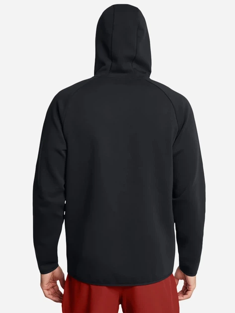 Bluza męska rozpinana streetwear z kapturem Under Armour 77-1389352-0001 L Czarna - obraz 2