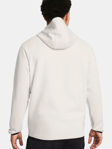 Bluza męska rozpinana streetwear z kapturem Under Armour 77-1389352-0110 L Biała - obraz 2