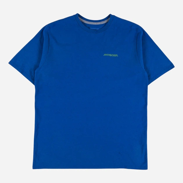 Koszulka męska z nadrukiem Patagonia 37718-ENLB S Niebieska - obraz 1