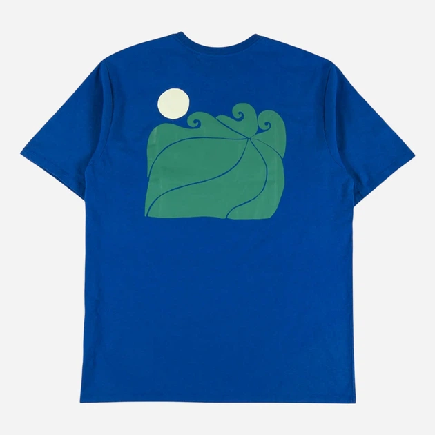 Koszulka męska z nadrukiem Patagonia 37718-ENLB L Niebieska - obraz 2