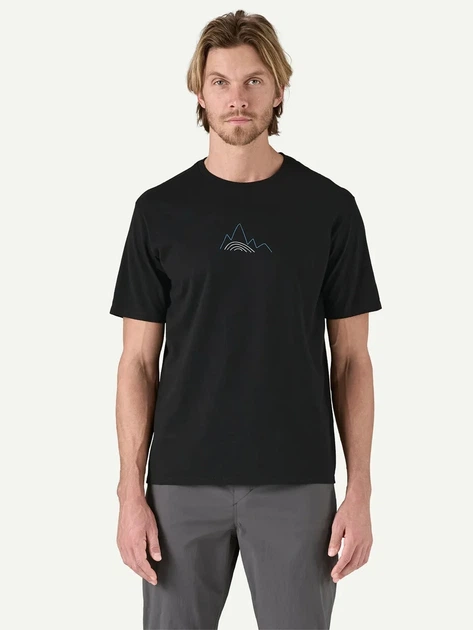 Футболка довга чоловіча Patagonia 37803-BLK S Чорна (800070345390) - зображення 1