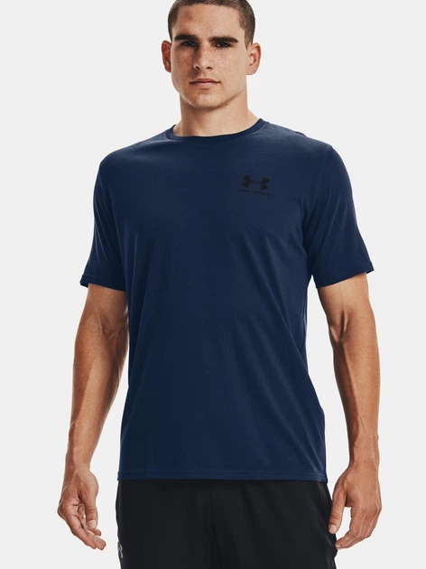 Koszulka męska basic Under Armour 77-1326799-0408 S Niebieska - obraz 1