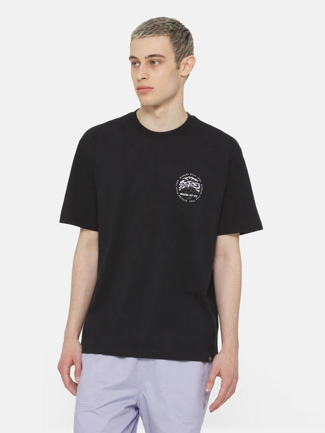 Футболка довга бавовняна чоловіча Dickies DK0A4YR2BLK1 XL Чорна (800070321199) - зображення 1