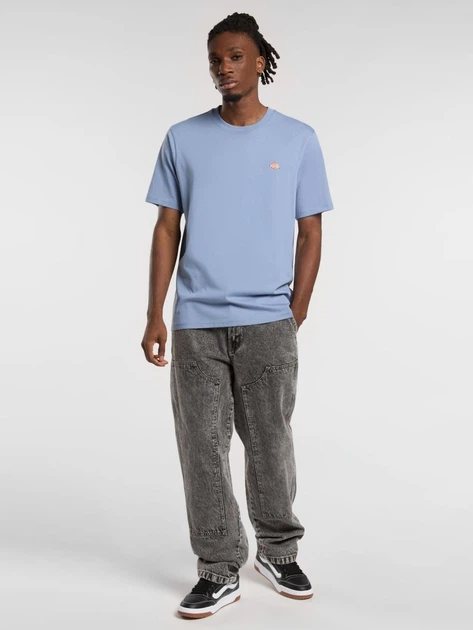 Футболка довга бавовняна чоловіча Dickies DK0A4XDBK371 M Світло-синя (800070339955) - зображення 3