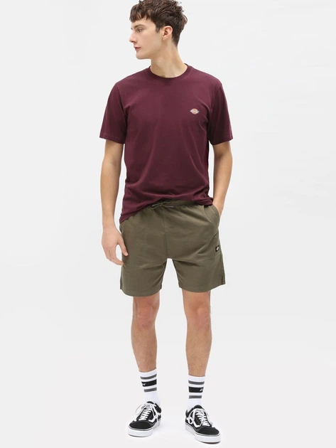 Футболка довга бавовняна чоловіча Dickies DK0A4XDBMR01 M Бордова (800070313359) - зображення 3