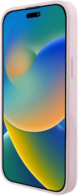 Etui plecki Guess Grained Gold Ring MagSafe do Apple iPhone 15 Pro Max Pink (3666339303945) - obraz 5