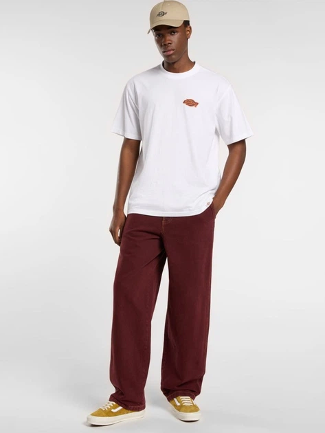 Koszulka męska bawełniana Dickies DK0A87QQ0WH1 M Biała - obraz 3