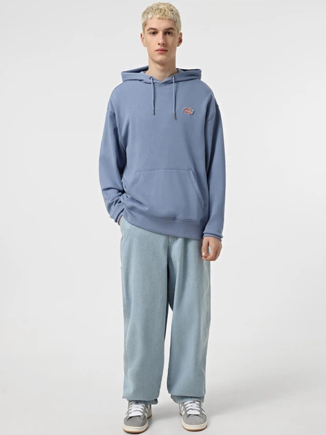 Bluza męska z kapturem kangurka Dickies DK0A4YLYK371 XL Jasnoniebieska - obraz 3