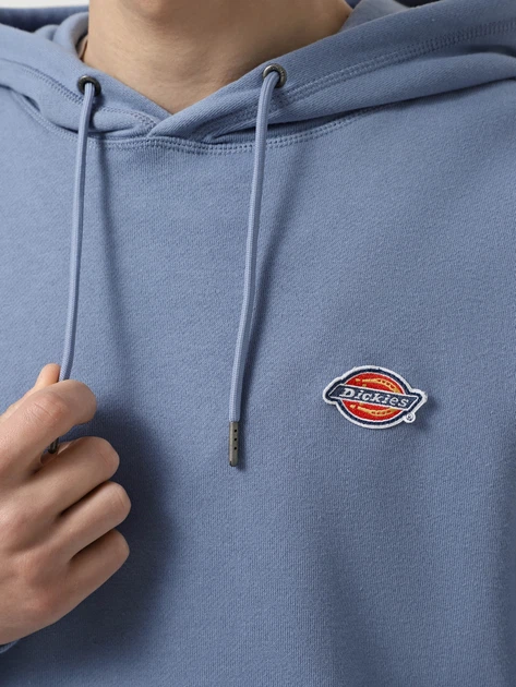 Bluza męska z kapturem kangurka Dickies DK0A4YLYK371 XL Jasnoniebieska - obraz 4
