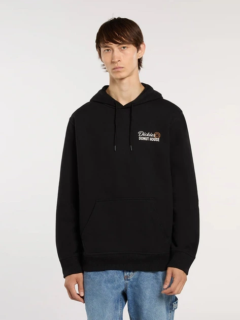 Bluza męska z kapturem kangurka Dickies DK0A88ATBLK1 L Czarna - obraz 1