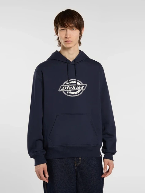 Bluza męska z kapturem kangurka Dickies DK0A88L4L181 M Granatowa - obraz 1