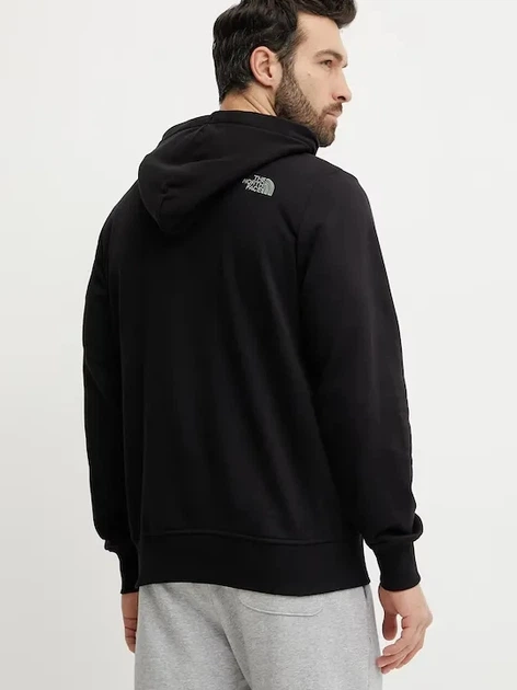 Bluza męska z kapturem kangurka The North Face NF0A8C1BASW1 L Czarna - obraz 2