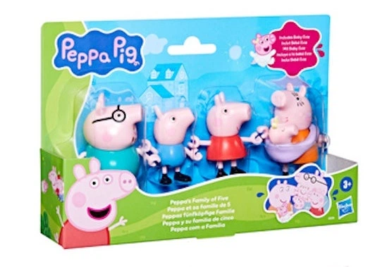 Набір фігурок Peppa Figurines Велика родина Пеппи G0506 (5010996308054) - зображення 6