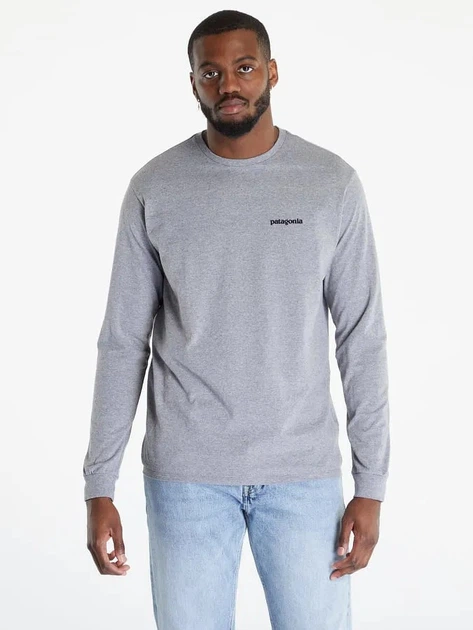 Лонгслів чоловічий Patagonia 38518-GLH M Сірий (800070265857) - зображення 1