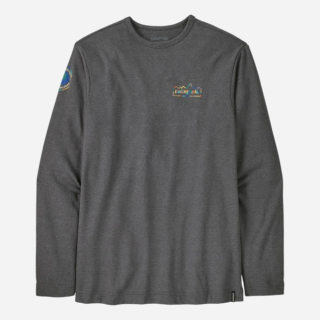Лонгслів чоловічий Patagonia 39687-INBK M Сірий (800070317690) - зображення 5