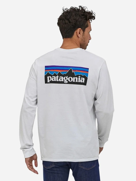 Longsleeve męski Patagonia 38518-WHI M Biały - obraz 2