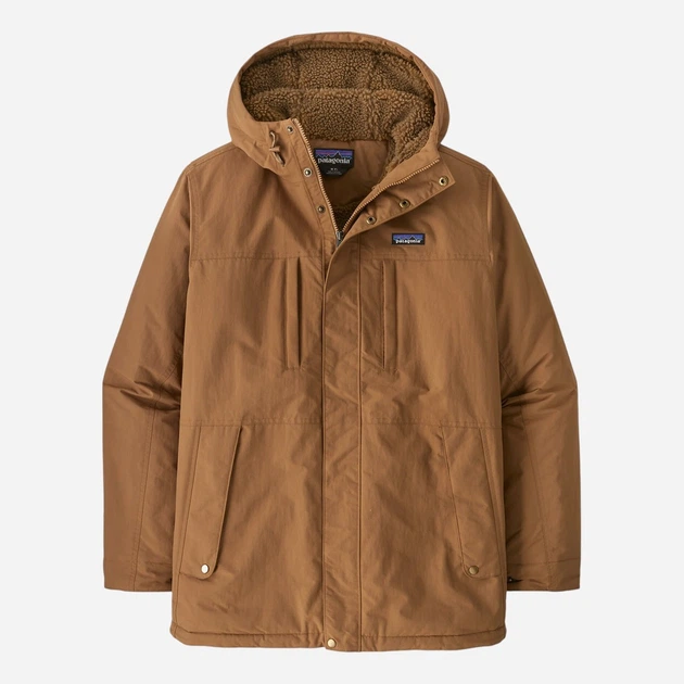 Kurtka parka męska z kapturem Patagonia 27023-DRBN L Brązowa - obraz 3