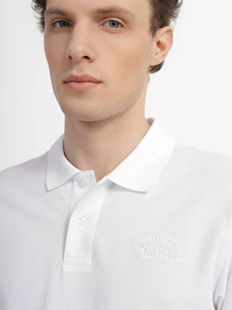 Koszulka polo męska The North Face NF00CG71FN41 XL Biała - obraz 3