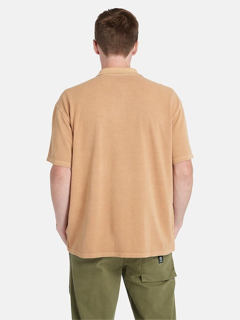 Поло довге чоловіче Timberland TB0A5UH3P471 XL Бежеве (800070320420) - зображення 2