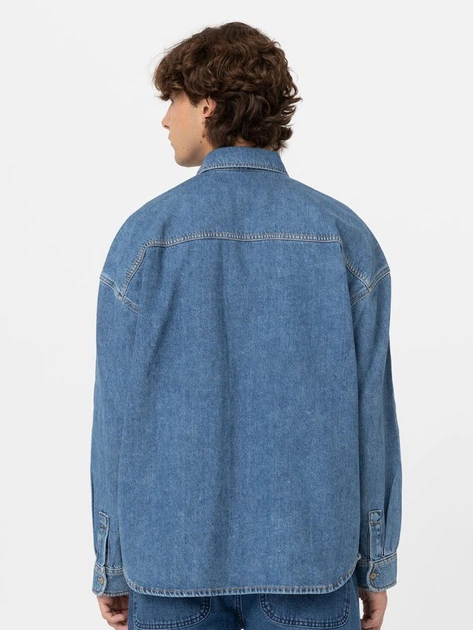 Koszula męska jeansowa Dickies DK0A4YF5CLB1 S Niebieska - obraz 2