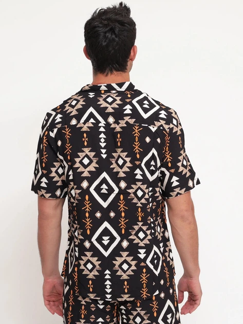 Сорочка літня чоловіча Tooco TOCOM-BWL-UXMAL-BLK S Чорна (800070324496) - зображення 2