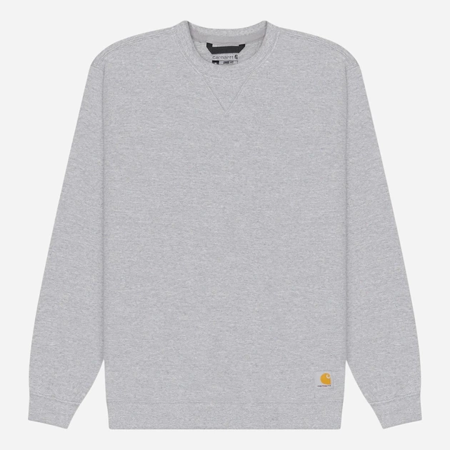 Bluza bez kaptura męska Carhartt K124-HGY M Szara - obraz 3