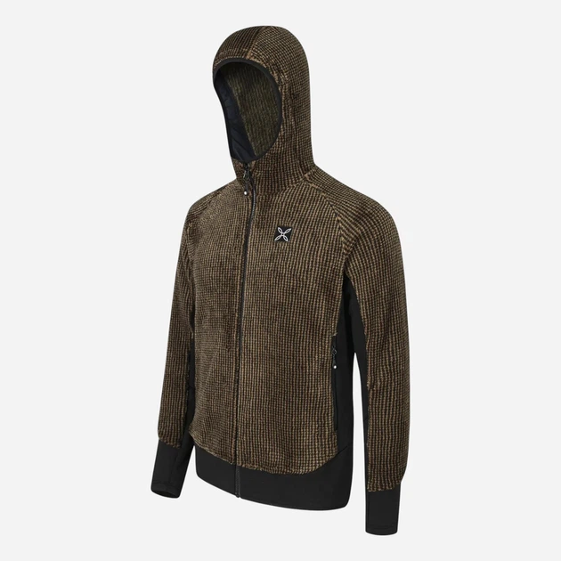 Kurtka przejściowa męska z kapturem Montura MJAP34X-PS534-35 M Brązowa - obraz 3