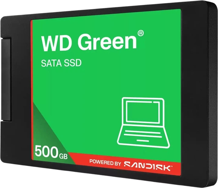 Dysk SSD Western Digital Green 500GB 2.5" SATAIII 3D NAND TLC (WDS500G5G0A-00CPT0) - obraz 2