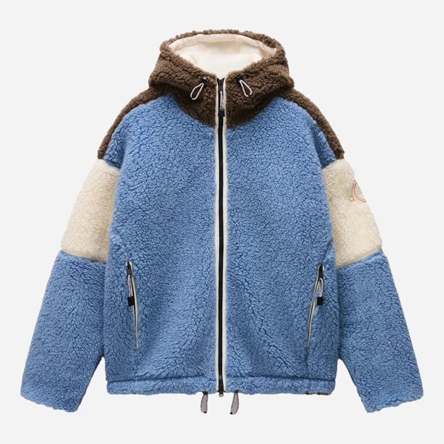 Kurtka przejściowa męska z kapturem Napapijri NP0A88YIMQS1 S Niebieska - obraz 4