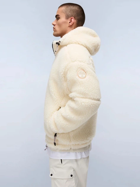 Kurtka przejściowa męska z kapturem Napapijri NP0A88YIN1J1 M Beżowa - obraz 3