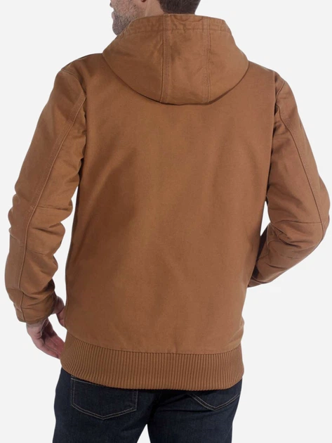 Kurtka przejściowa męska z kapturem Carhartt 104050-BRN XL Brązowa - obraz 2