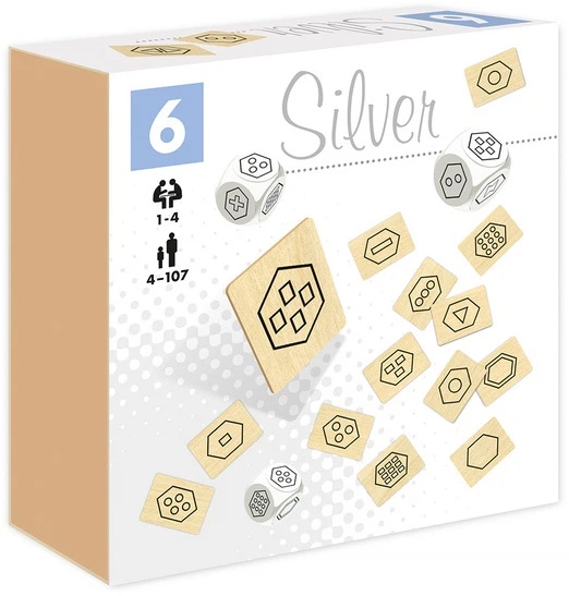 Gra planszowa Aleksander Srebrny Kostki z piktogramami (5906018028768) - obraz 1
