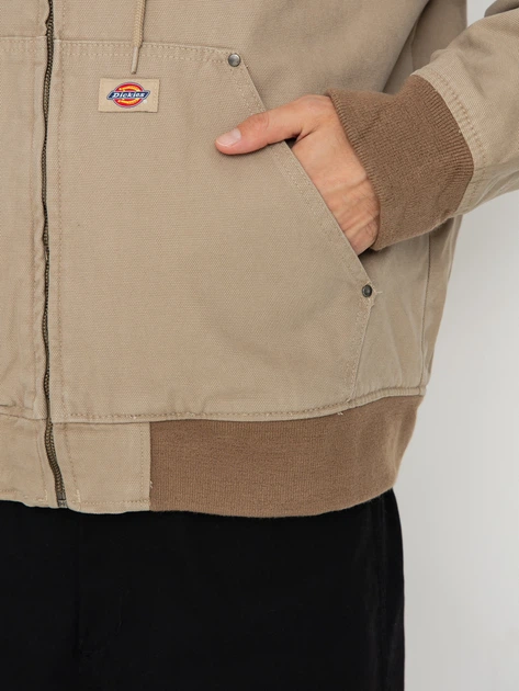 Kurtka przejściowa męska z kapturem Dickies DK0A87O50DS1 S Beżowa - obraz 4