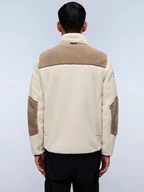 Kurtka przejściowa męska bez kaptura Napapijri NP0A4GNTMQZ1 XL Mleczny/Brązowy - obraz 2