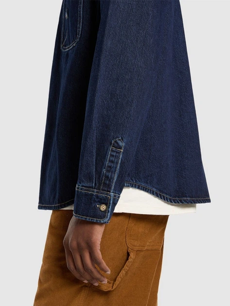 Koszula męska jeansowa Dickies DK0A87PX0DD1 L Niebieska - obraz 4