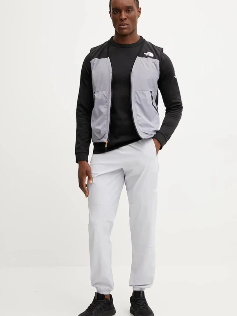 Longsleeve sportowy męski The North Face NF0A8BFNJK31 L Czarny - obraz 3