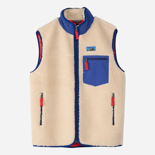 Bezrękawnik męski polarowy Patagonia 23049-DNAT S Beżowy - obraz 4