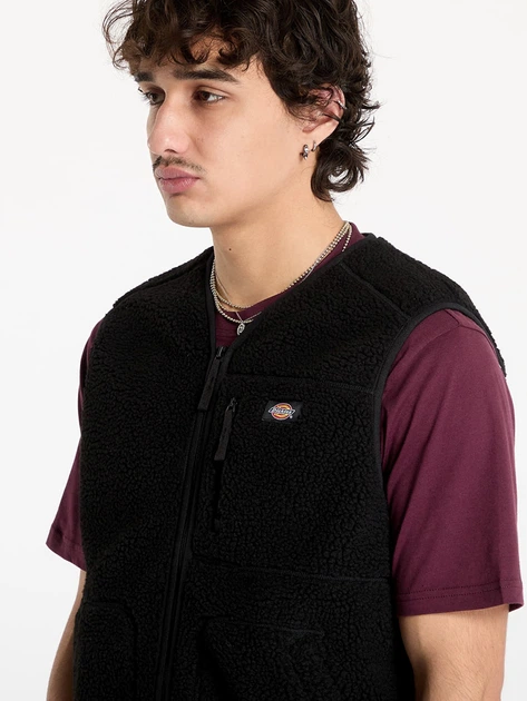 Bezrękawnik męski polarowy Dickies DK0A4YEGBLK1 L Czarny - obraz 4