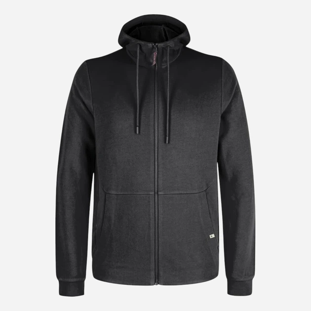 Bluza męska rozpinana streetwear z kapturem Montura MMAC33X-5029-90 S Czarna - obraz 1