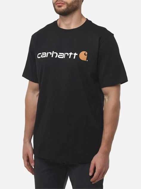 Koszulka męska bawełniana Carhartt 103361001 L Czarna - obraz 1