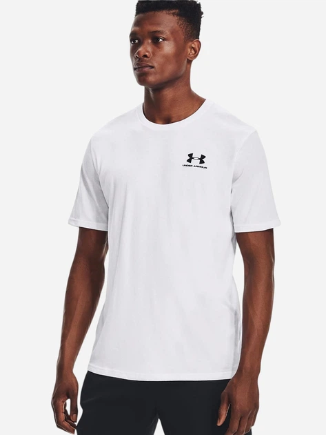 Футболка довга чоловіча Under Armour 77-1326799-0100 M Біла (800070331087) - зображення 1